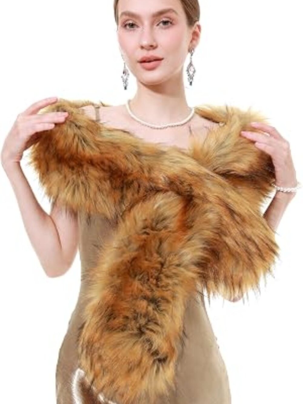 Faux Fur Neck Warmer Collar Wrap